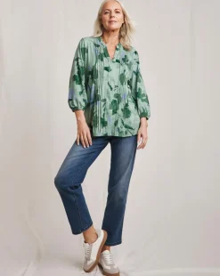 Julipa Pintuck Jersey Top