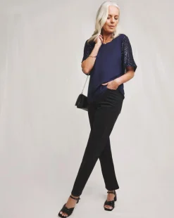 Julipa Sequin Sleeve T-Shirt