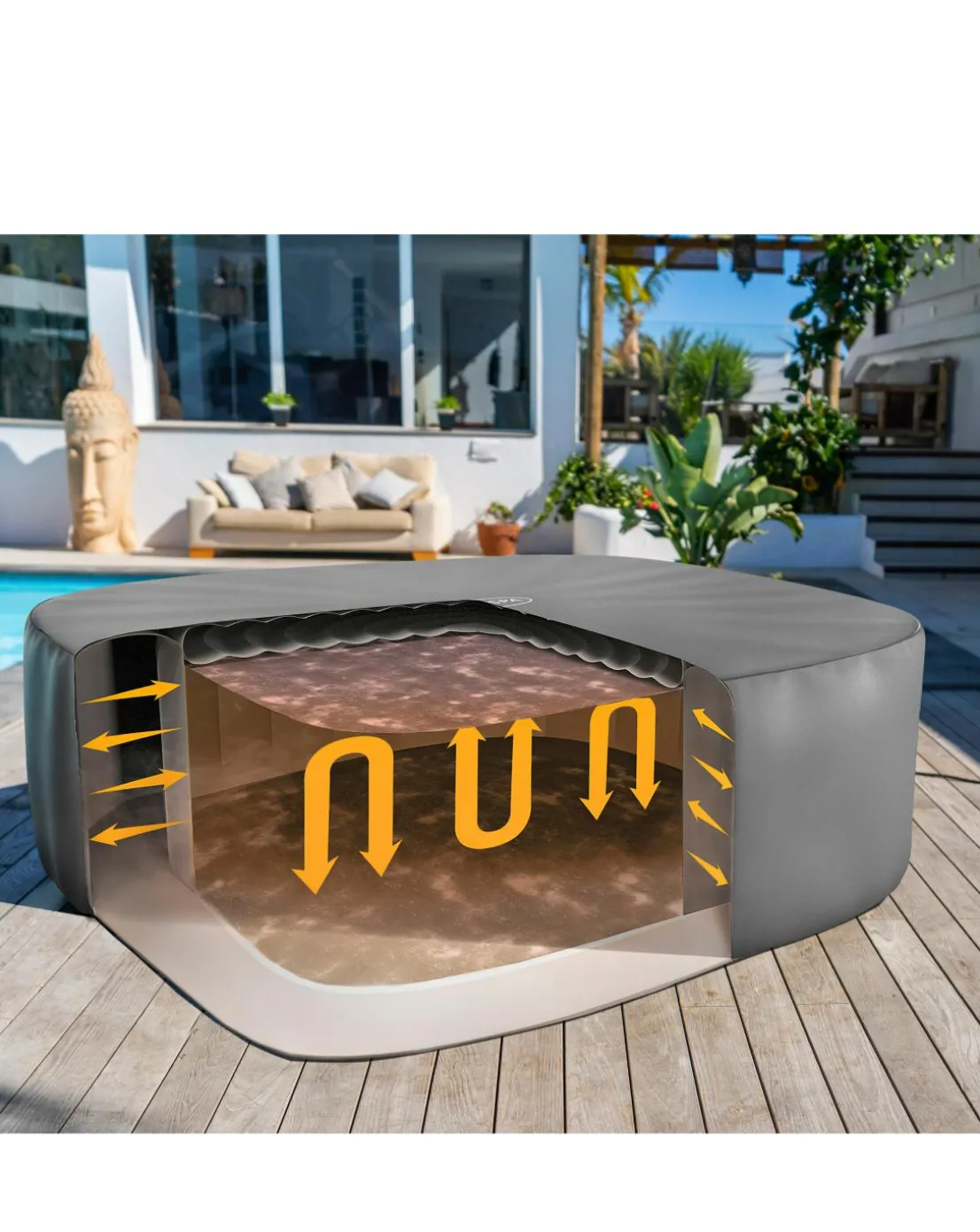 Lay-Z Spa 1.80m Square Thermal Cover