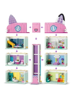 LEGO Gabby's Dollhouse Toy Playset with 4 Figures 10788