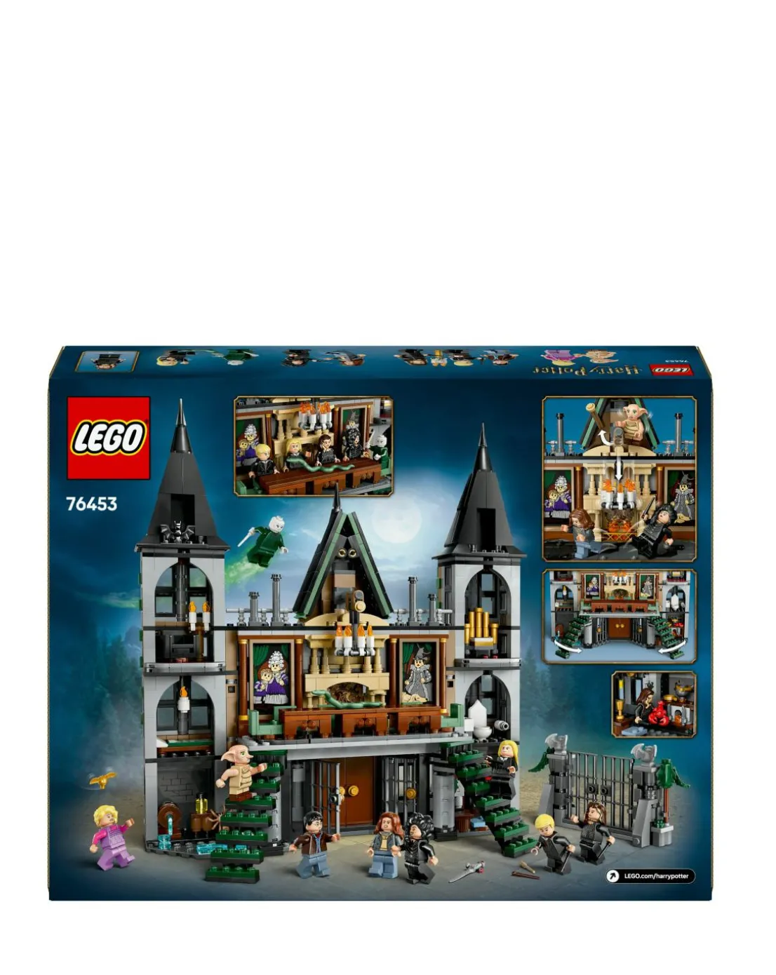 LEGO Harry Potter Malfoy Manor, Wizard Toy for Kids, Collectible 76453