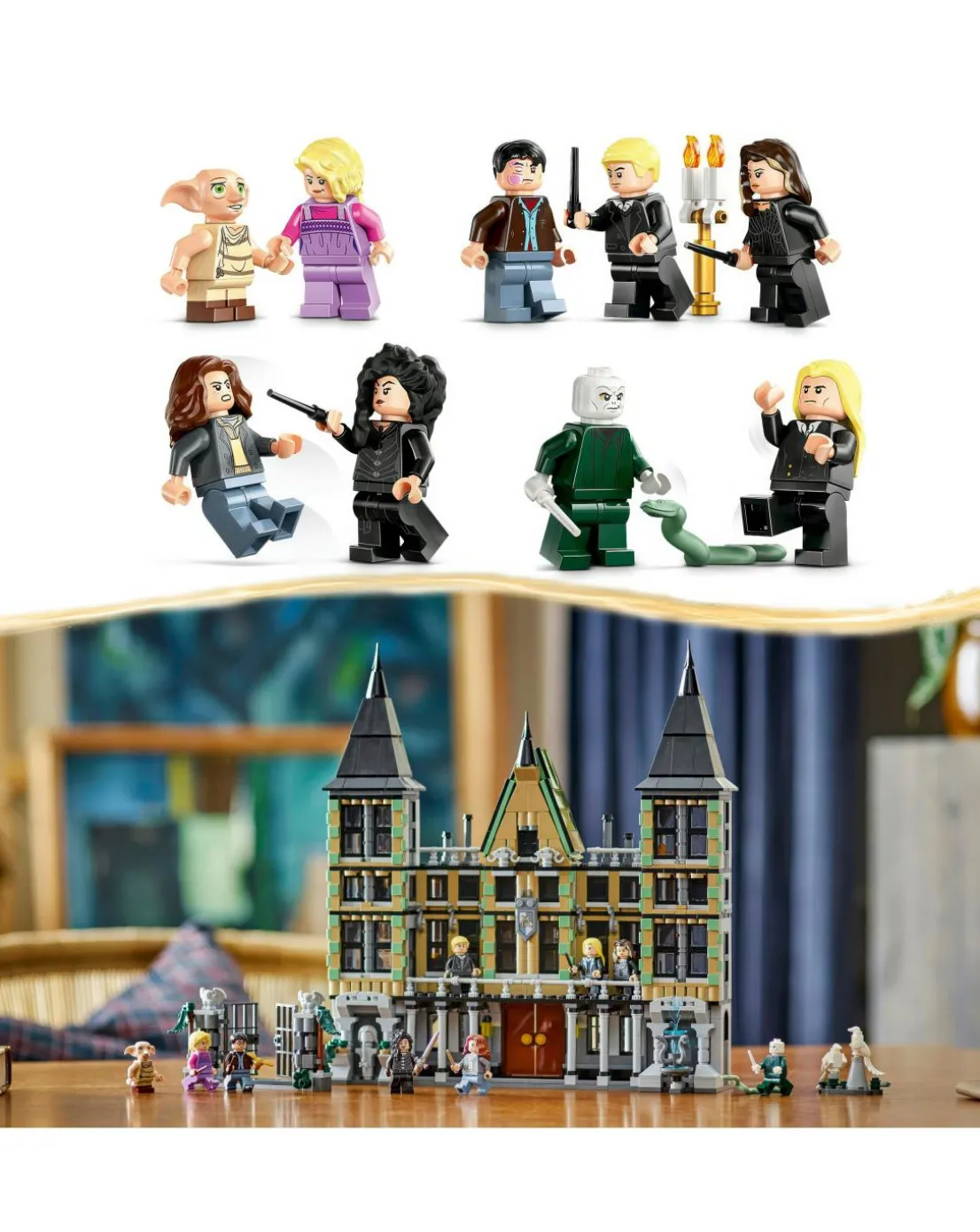 LEGO Harry Potter Malfoy Manor, Wizard Toy for Kids, Collectible 76453