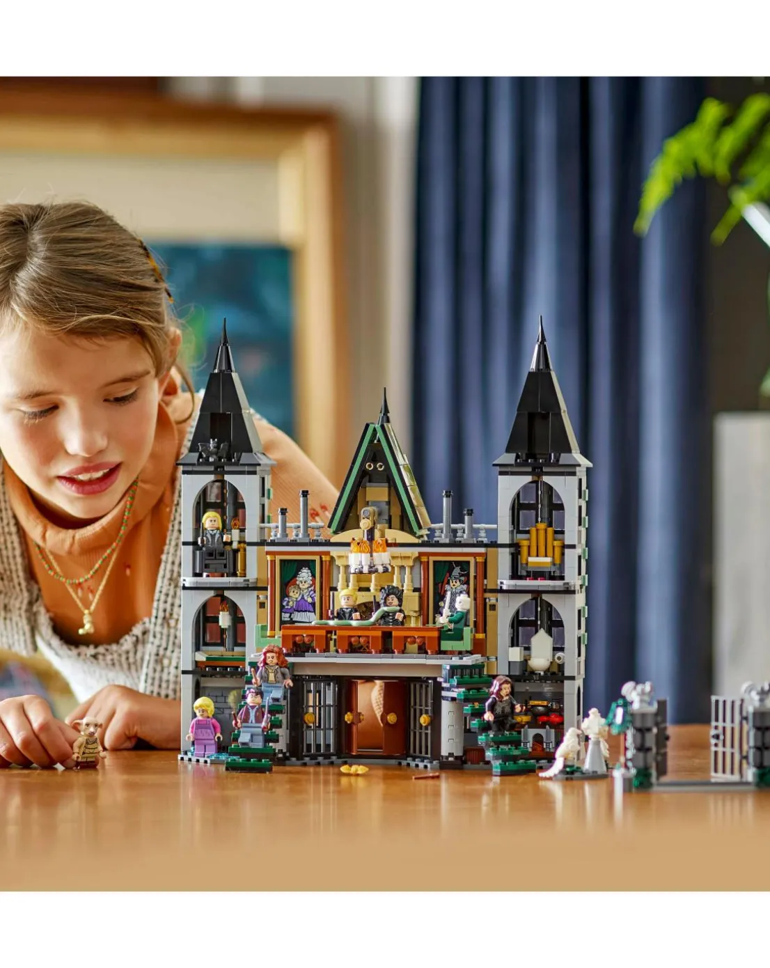 LEGO Harry Potter Malfoy Manor, Wizard Toy for Kids, Collectible 76453