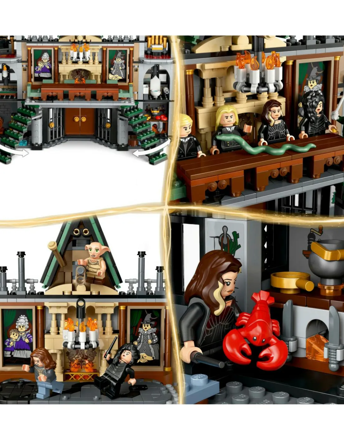 LEGO Harry Potter Malfoy Manor, Wizard Toy for Kids, Collectible 76453