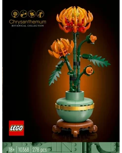 LEGO Icons Chrysanthemum Flower Decor Building Set 10368