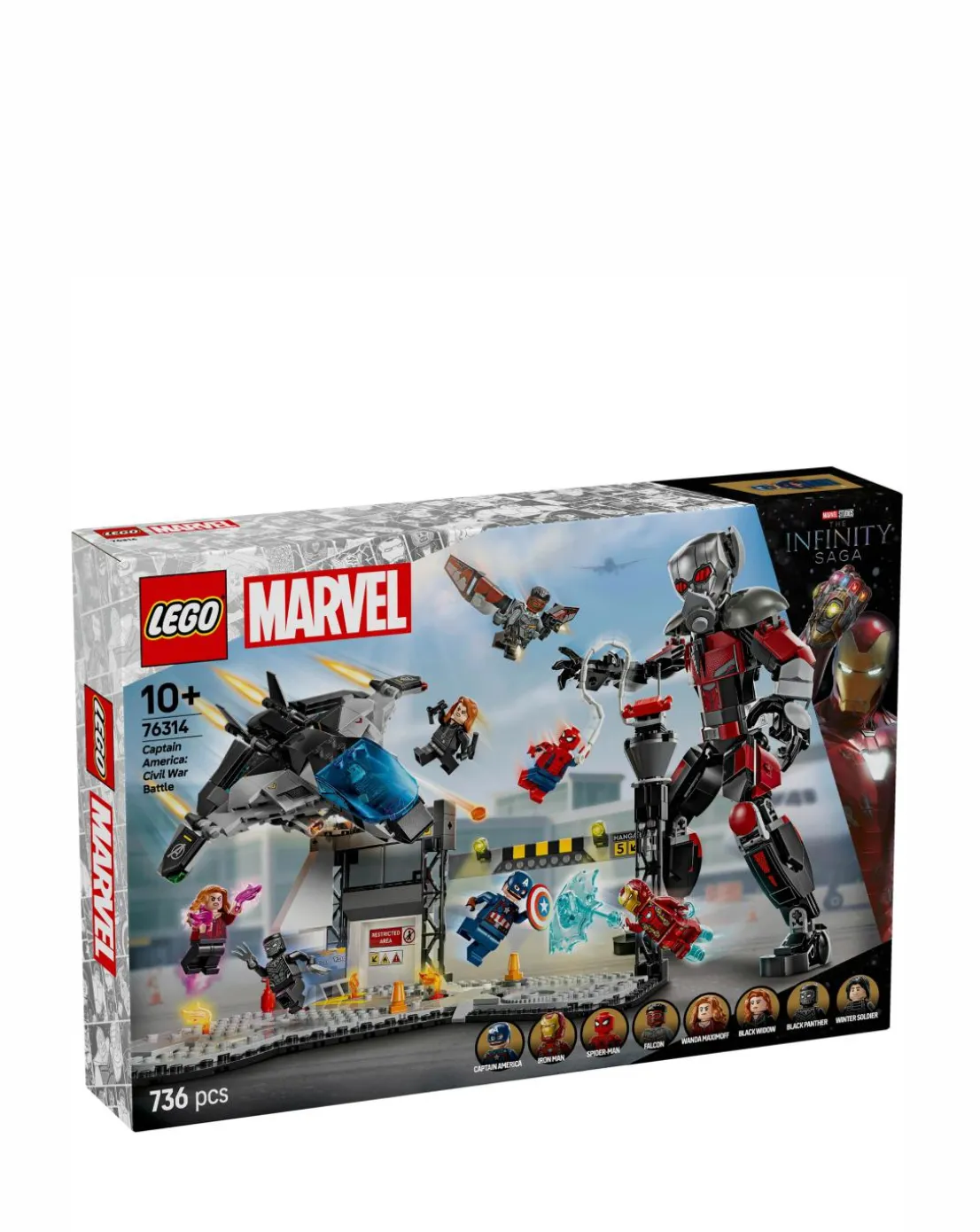 LEGO Marvel Captain America: Civil War Action Battle Buildable Playset 76314