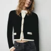 Mango Knitted Button Jacket
