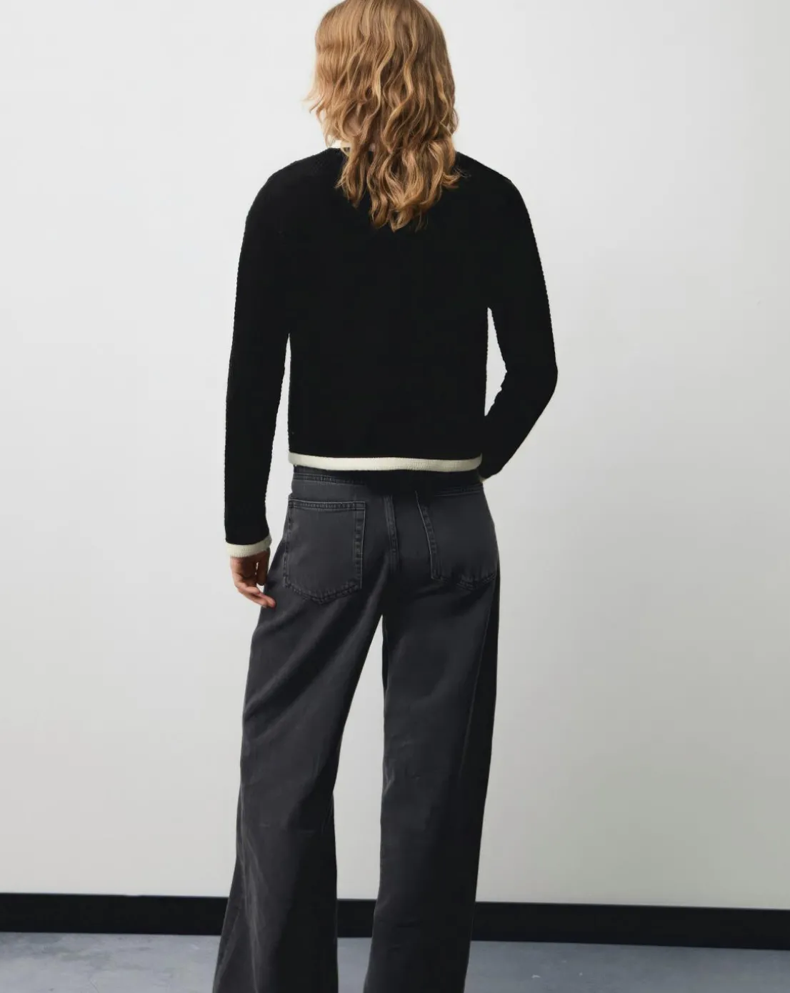 Mango Knitted Button Jacket