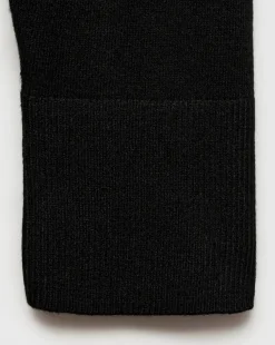 Mango Perkins-Neck Knitted Dress