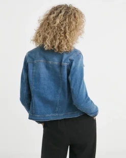 Mid Blue Western Denim Jacket