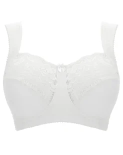 Miss Mary of Sweden Lovely Lace Non Wired Bra White