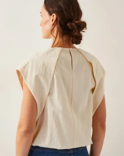 Monsoon Dorit Bubble Hem Top