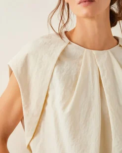 Monsoon Dorit Bubble Hem Top