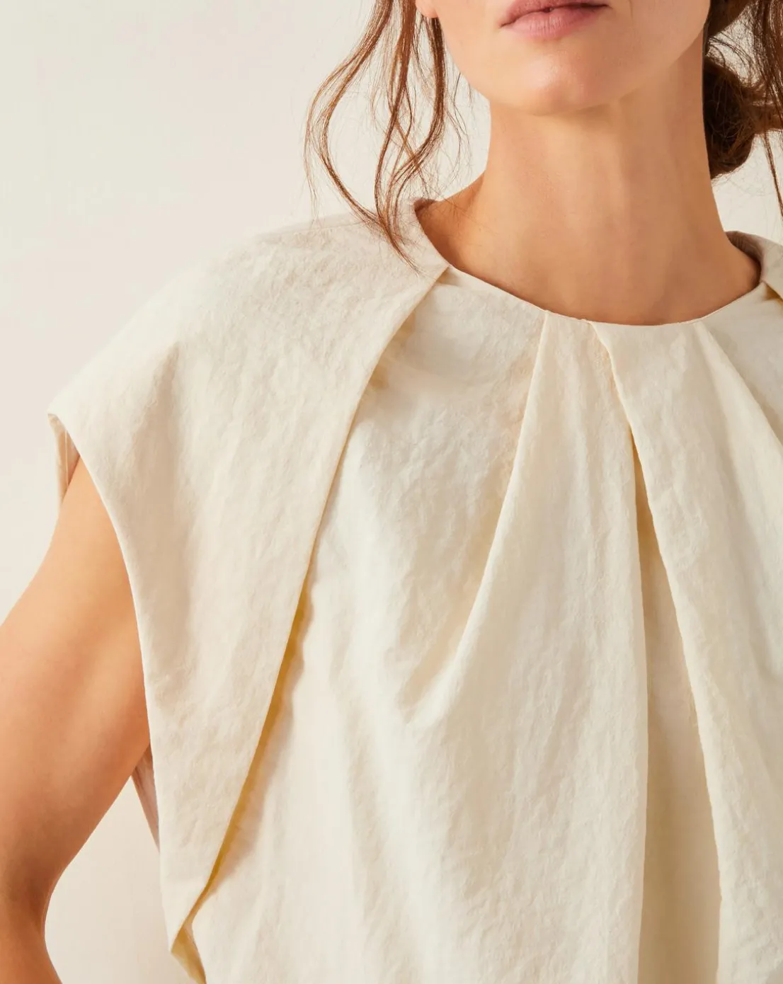 Monsoon Dorit Bubble Hem Top