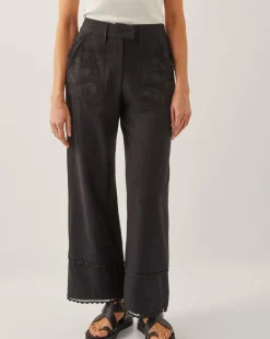 Monsoon Hayley Embroidered Trousers