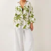 Monsoon Isla Palm Print Shirt