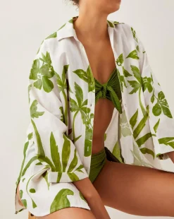 Monsoon Isla Palm Print Shirt