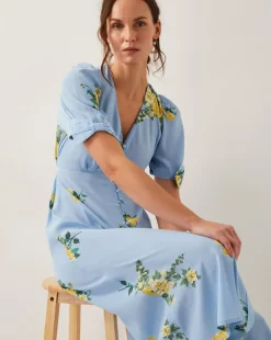 Monsoon Sorcha Floral Tea Midi Dress