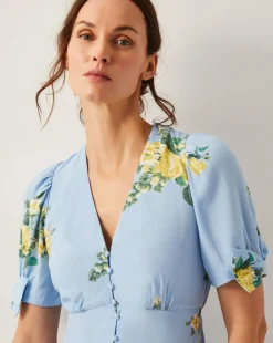 Monsoon Sorcha Floral Tea Midi Dress