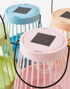 4 Multi-coloured Solar Lanterns