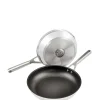 Ninja Foodi Zerostick Stainless Steel 20/26cm Frying Pans