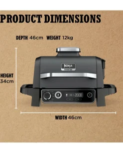 Ninja Woodfire Electric BBQ Grill & Smoker OG701UK