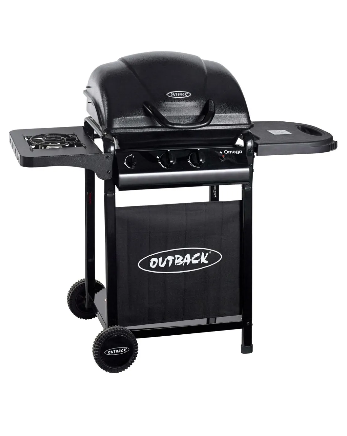 Outback Omega 250 Gas Barbecue with Warming Rack