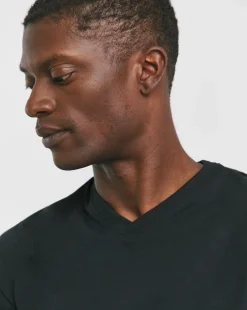 5 Pack Multi V Neck T-Shirts Long