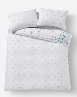 Paisley Print Crinkle Duvet Cover Set