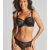 Panache Clara Full Cup Wired Bra Charcoal/Black
