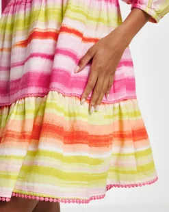 Plunge Mini Beach Dress