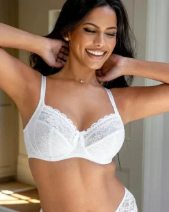 Pour Moi Rebel Full Cup Wired Bra White