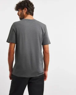 Pure Cotton V-Neck T-Shirt Long