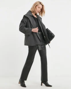 Religion Rhodium Trenchcoat