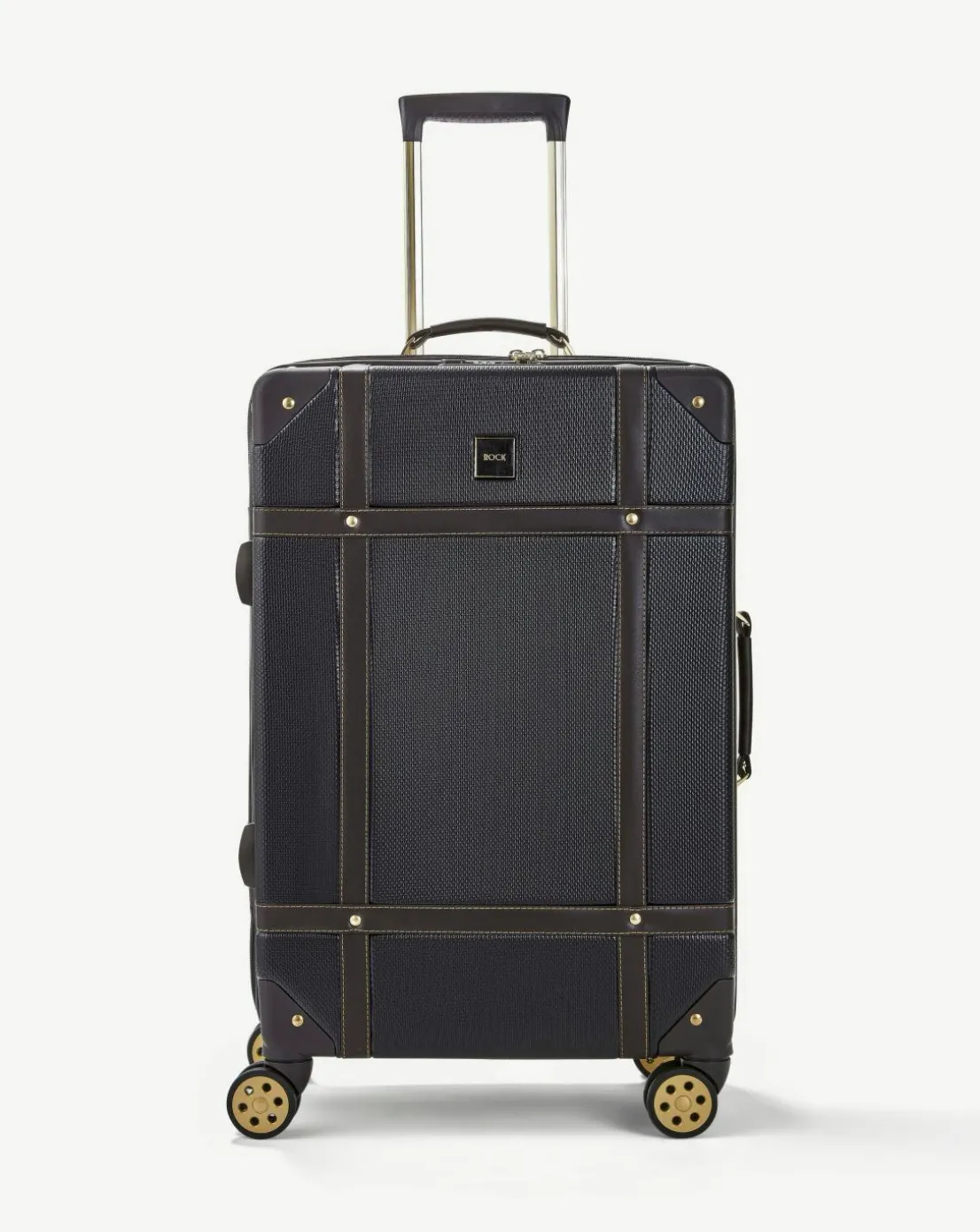 Rock Vintage Medium Suitcase - Black