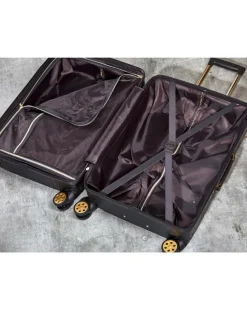 Rock Vintage Medium Suitcase - Black