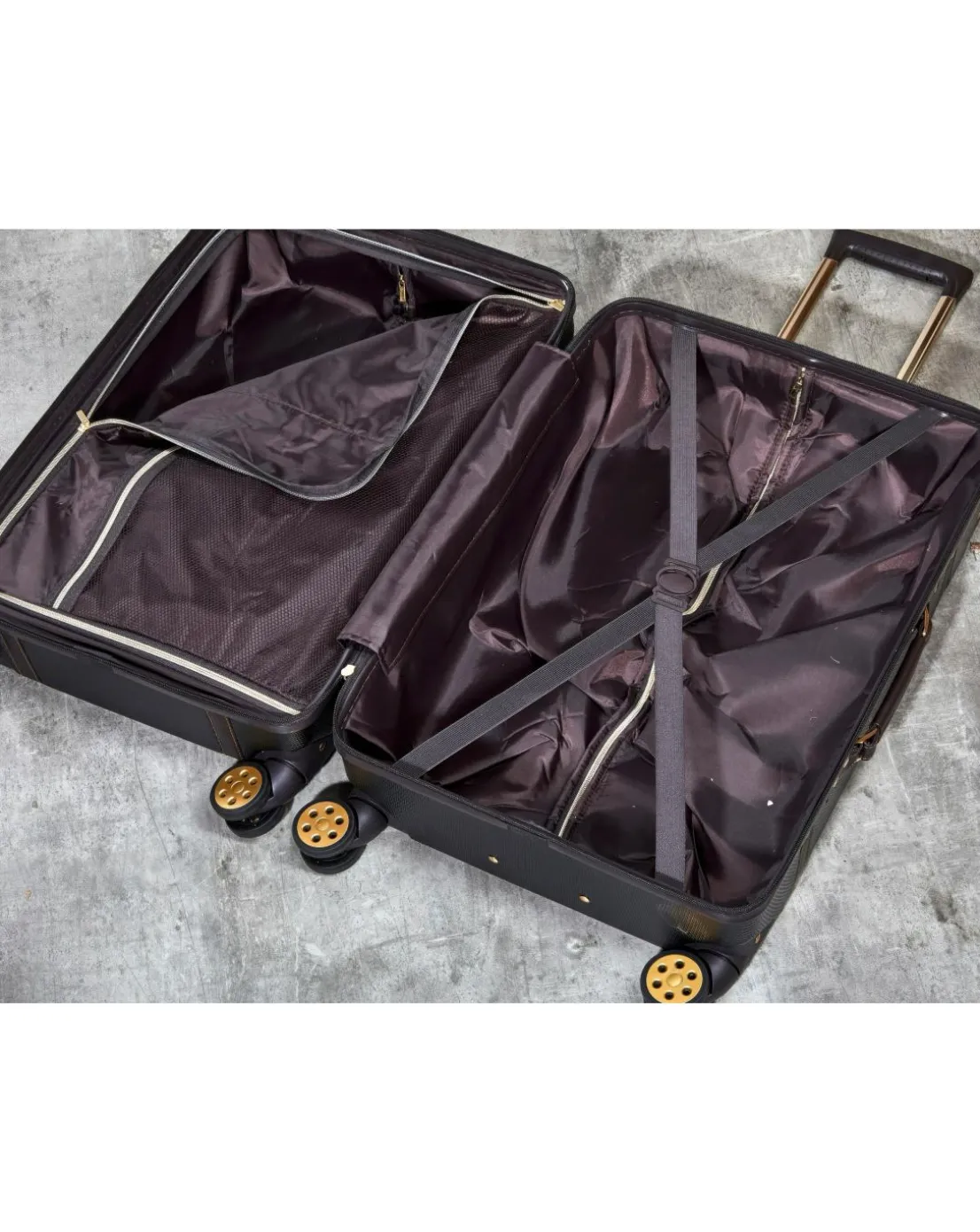 Rock Vintage Medium Suitcase - Black