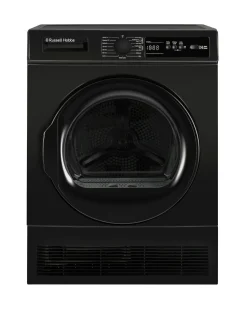 Russell Hobbs RH8CTD111B, 8kg, Condenser Tumble Dryer - Black