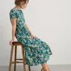 Seasalt Cornwall Rainette Dress Spring Geraniums Pine Shoots