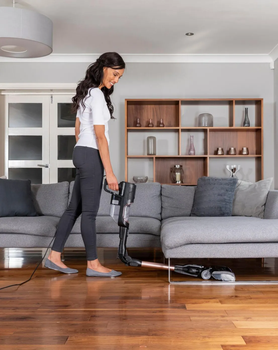 Shark Anti Hair Wrap Corded Stick Vacuum with Flexology and TruePet HZ500UKT