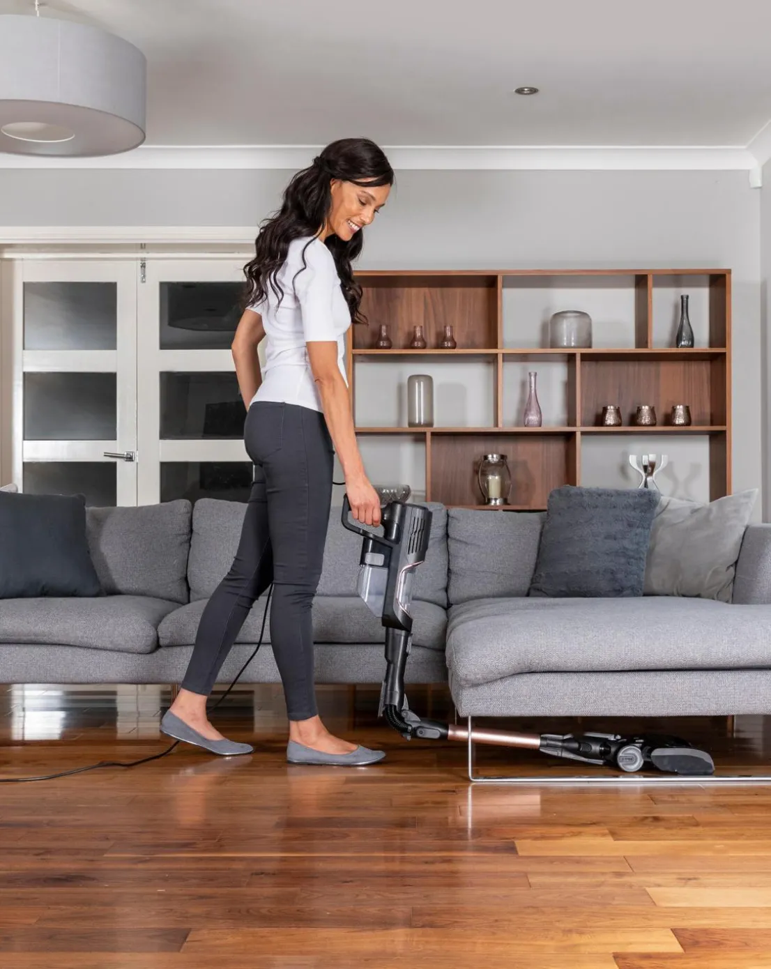 Shark Anti Hair Wrap Corded Stick Vacuum with Flexology and TruePet HZ500UKT