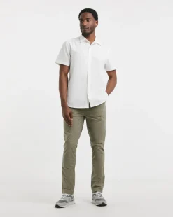 Short Sleeve Linen Blend Shirt