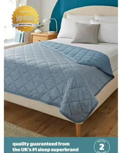 Silentnight Restore Cooling Lightweight Blanket Blue
