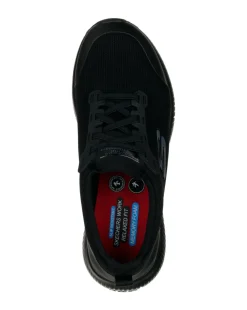 Skechers Black Squad SR Work Wear Wide Fit Shoes