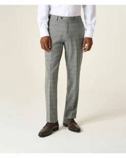 Skopes Dettori Suit Trouser Brown/Blue Check