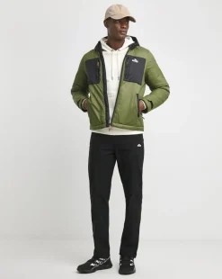 Snowdonia Khaki Wadded Colour Block Jacket