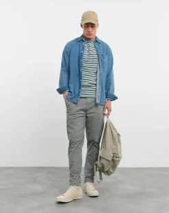 Stripe Towelling T-Shirt