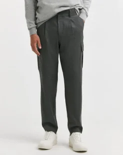 Tailored Flannel Cargo Trouser