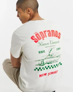 The Sopranos Back Graphic T-Shirt - Ecru