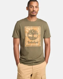 Timberland Camo Logo T-Shirt - Green